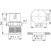 Приборный разъём / корпус М 12 для монтажа на передней стороне панели, внутренняя резьба с контргайкой, предотвращающей закручивание A712-7.S44.0000.0G